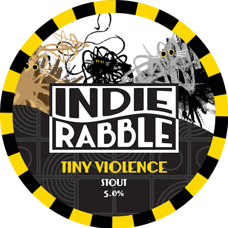 Indie Rabble - Tiny Violence - Stout 30L Keykeg