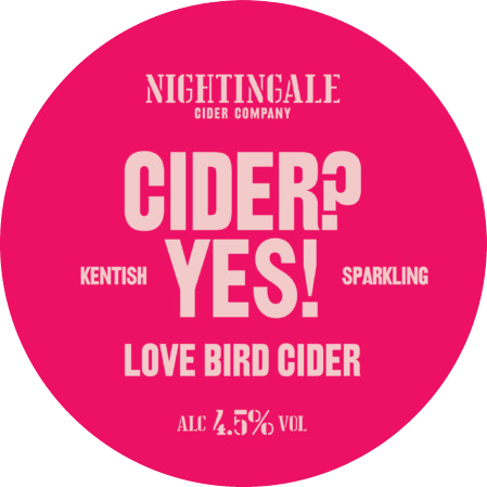 Nightingale Cider Company - Love Bird Rosé Cider - 30L Keykeg