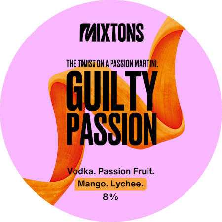 Mixtons - Guilty Passion 20 Litre Polykeg (Keykeg Coupler)