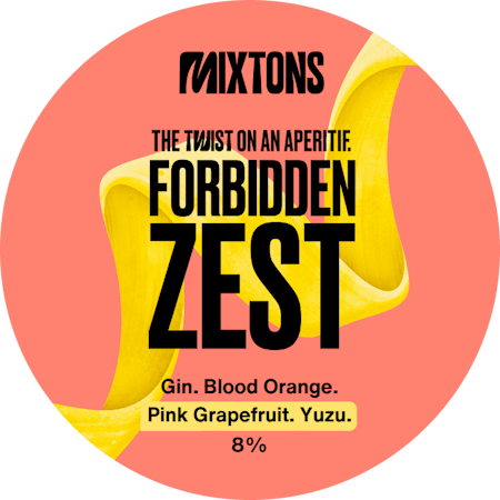 Mixtons - Forbidden Zest - 20 Litre Polykeg (Keykeg Coupler)