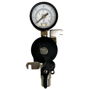 Secondary gas regulator valve for beer SRV