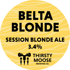 Thirsty Moose Brewing Co - Belta Blonde - Session Blonde Ale 30L Keykeg