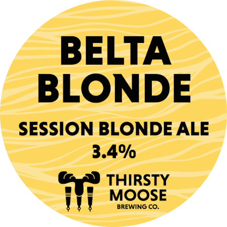 Thirsty Moose Brewing Co - Belta Blonde - Session Blonde Ale 30L Keykeg