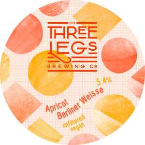 The Three Legs Brewing Co - Apricot Berliner Weisse - 30L Polykeg