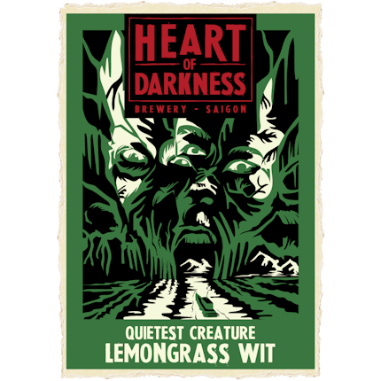 Heart of Darkness - Quietest Creature - Lemongrass Wit  20L Keykeg