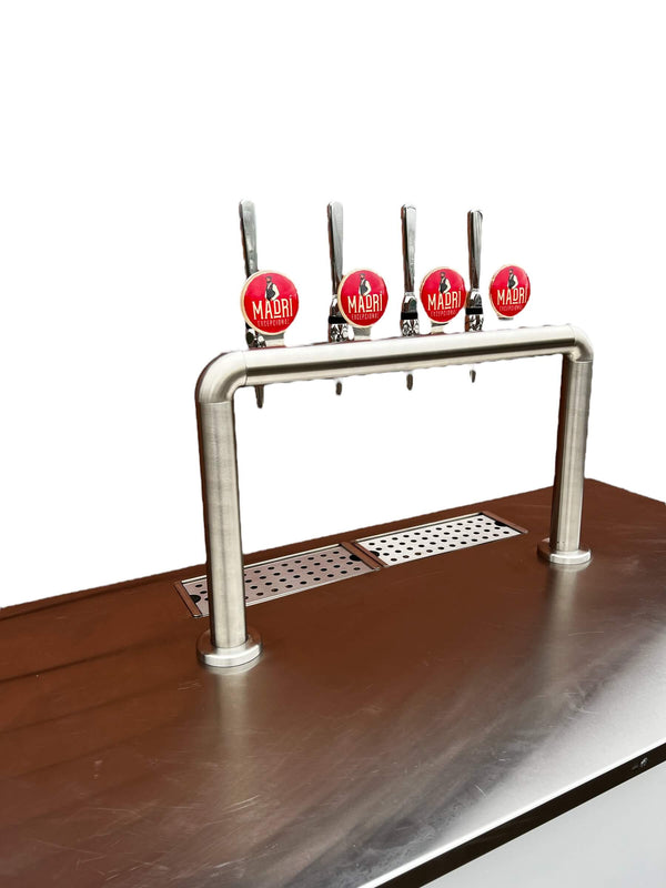 taps on mobile bar unit