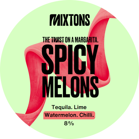 Mixtons - Spicy Melons - 20 Litre Polykeg (Keykeg Coupler)